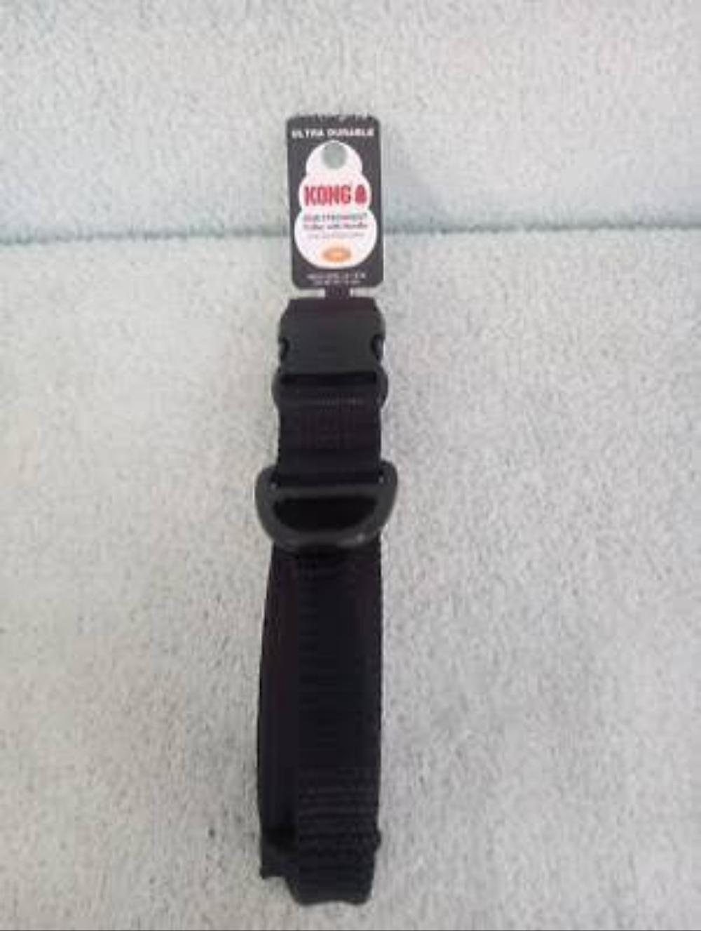 NWT • KONG® Dog Collar • Chew Resistant & Durable (Black) Size Medium